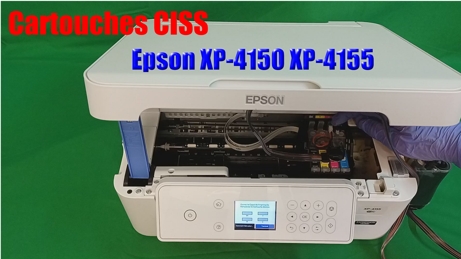 CARTOUCHES CISS POUR Epson XP-2150 XP-2155 + 400ml Encre de